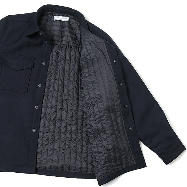 QUILTED LINER WOOL SHIRT