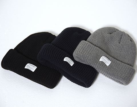 KNIT CAP ACRYLIC WOOL