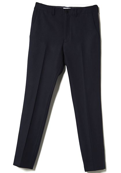 TROUSERS WOOL PIQUE