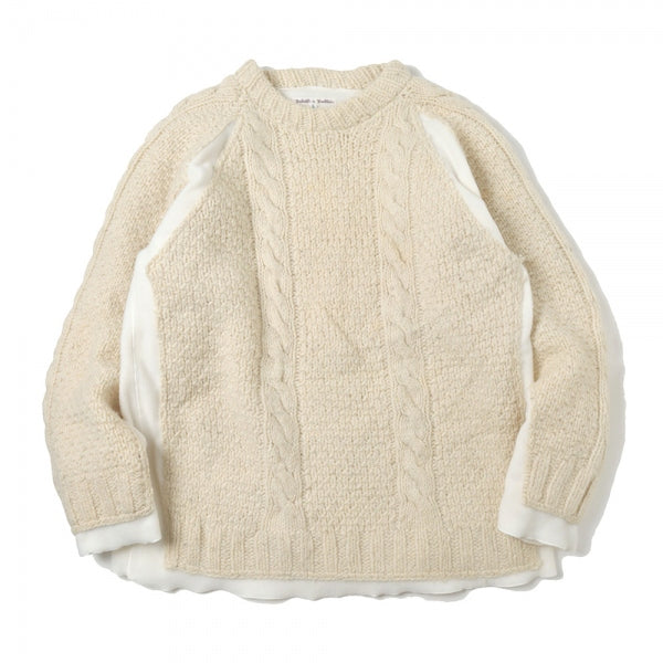 Fisherman Sweater - Covered Sweater OFF WHITE