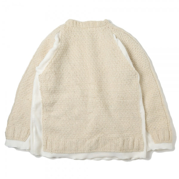 Fisherman Sweater - Covered Sweater OFF WHITE