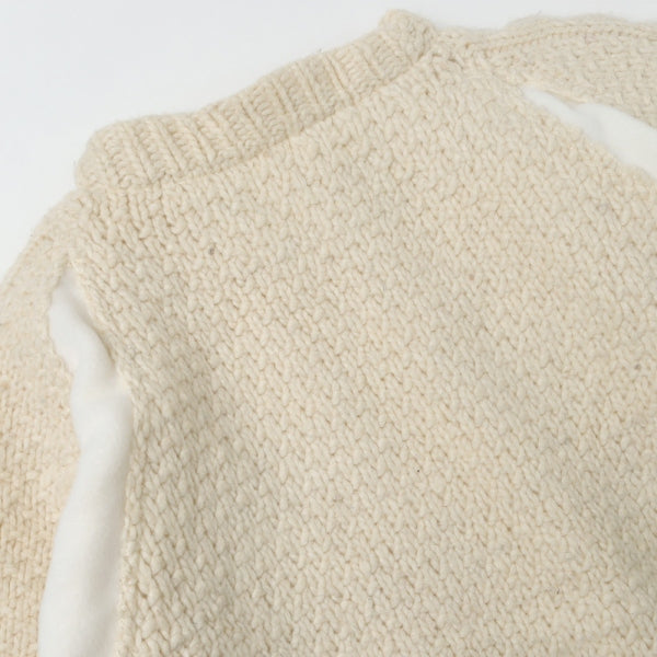 Fisherman Sweater - Covered Sweater OFF WHITE