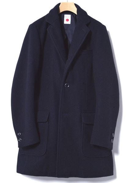 CHESTER FIELD COAT MELTON MOSSER