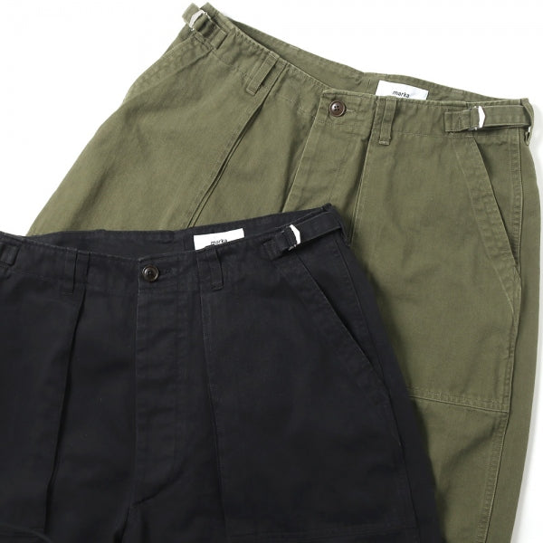 UTILITY PANTS WIDE ORGANIC COTTON HERRINGBONE