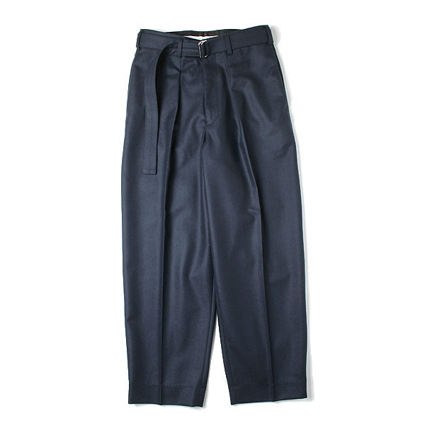 CLASSIC TROUSER ORGANIC WOOL WORSTED JAPAN FLANNEL