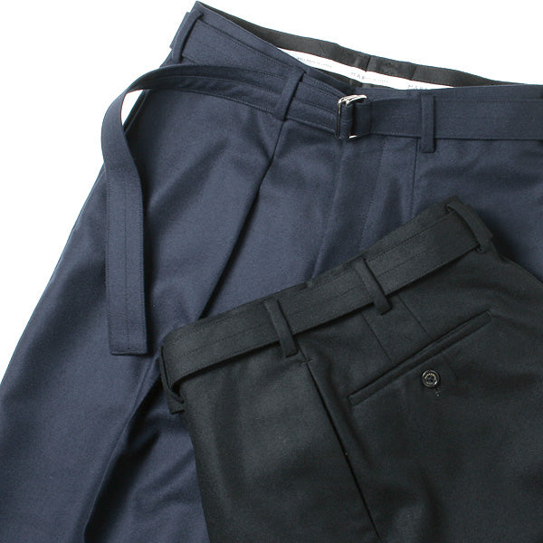 CLASSIC TROUSER ORGANIC WOOL WORSTED JAPAN FLANNEL