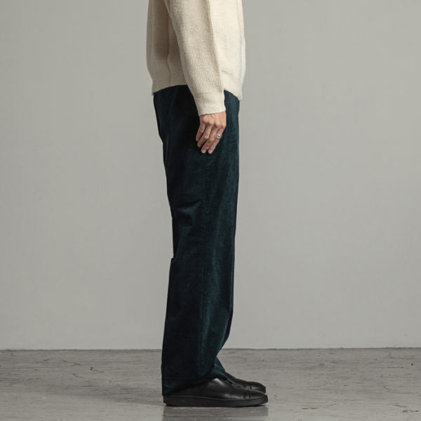 STRAIGHT FIT TROUSERS ORGANIC COTTON CORDUROY