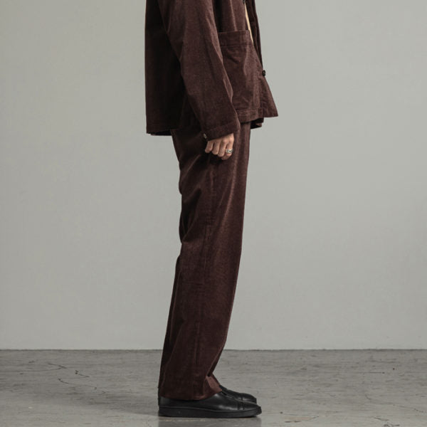 STRAIGHT FIT TROUSERS ORGANIC COTTON CORDUROY