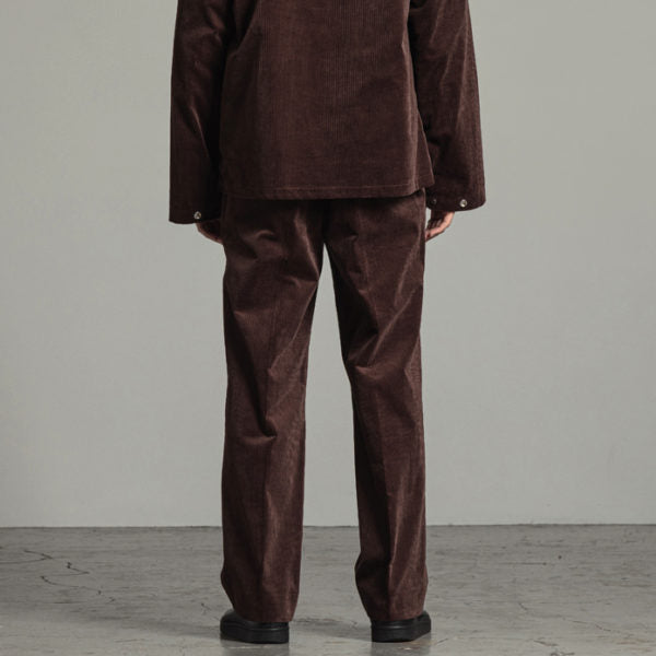 STRAIGHT FIT TROUSERS ORGANIC COTTON CORDUROY