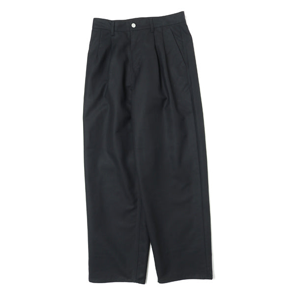 Double Cloth Peach Two Tuck Pants