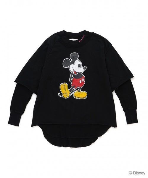 MICKEY LAYERD LONG SLEEVE TEE