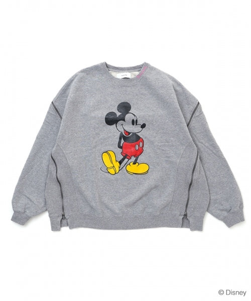 MICKEY ZIPPER CREWNECK