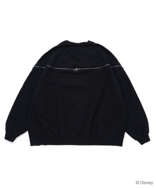 MICKEY ZIPPER CREWNECK