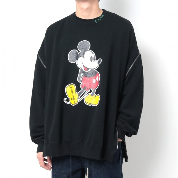 MICKEY ZIPPER CREWNECK