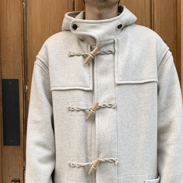 DOUBLE CLOTH MELTON DUFFLE COAT (W-71620) | saby