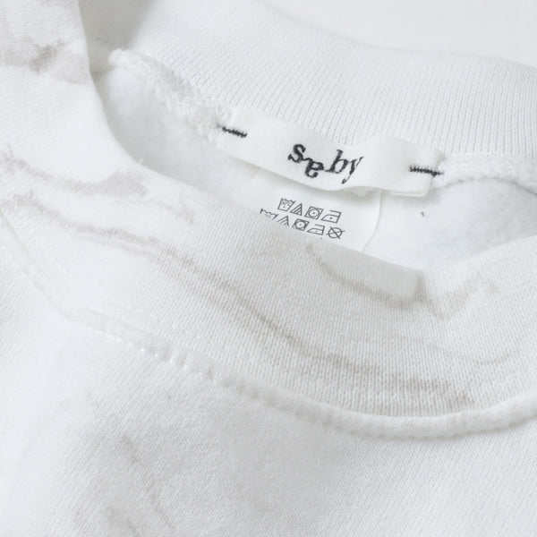 WABI SABI CREW NECK SWEAT -Marble Dye -