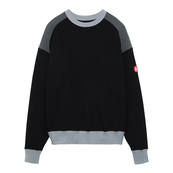 PANEL SHOULDER HEAVY CREW NECK