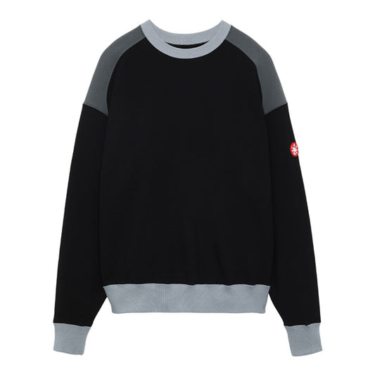 PANEL SHOULDER HEAVY CREW NECK