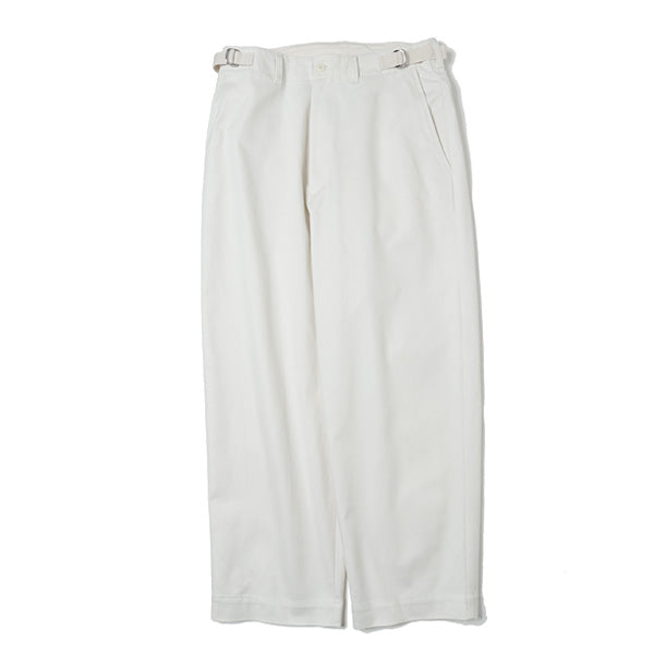 SIDE ADJUST TROUSERS ORGANIC COTTON DRILL