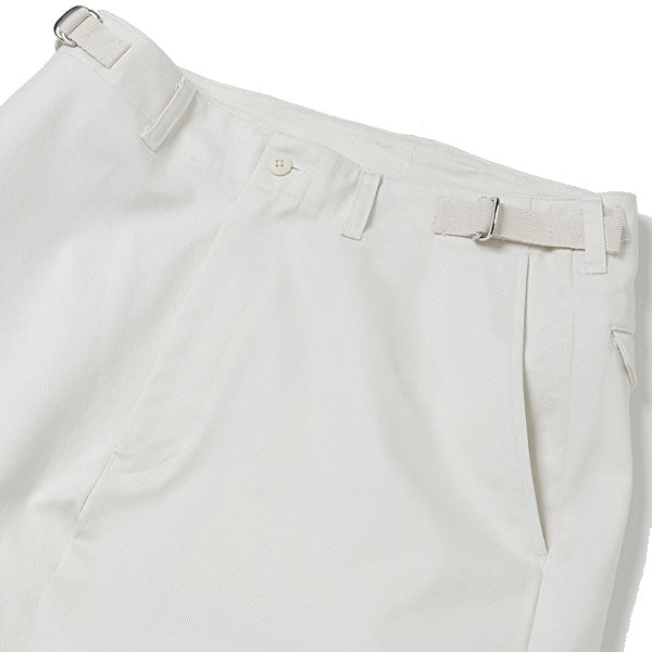 SIDE ADJUST TROUSERS ORGANIC COTTON DRILL