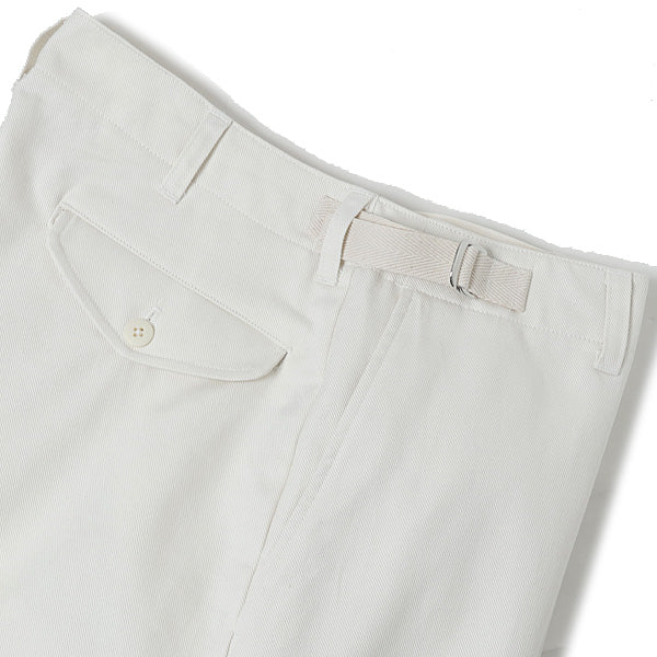 SIDE ADJUST TROUSERS ORGANIC COTTON DRILL