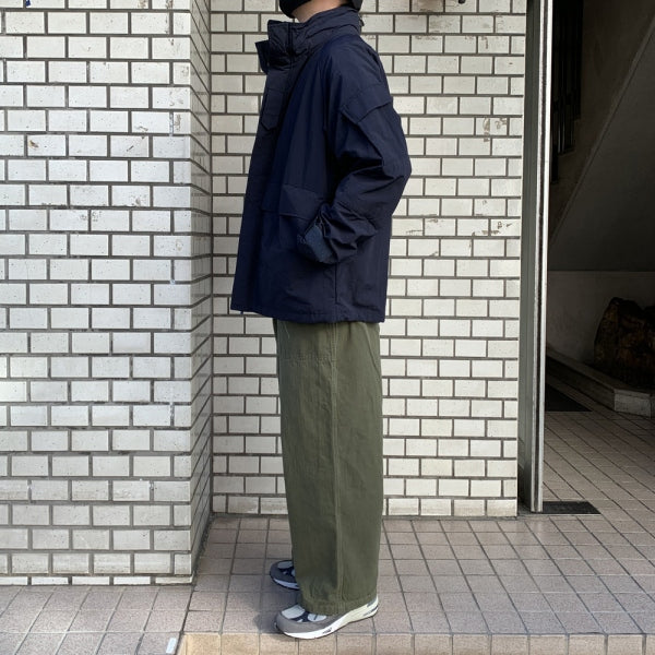 UTILITY PANTS WIDE ORGANIC COTTON HERRINGBONE