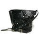 shrink leather shoulder bag