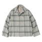 SURI ALPACA SHAGGY CHECK BLOUSON