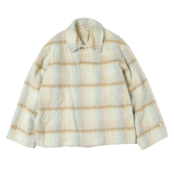 SURI ALPACA SHAGGY CHECK BLOUSON