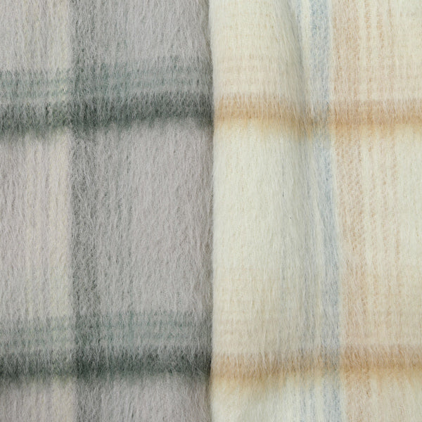 SURI ALPACA SHAGGY CHECK BLOUSON