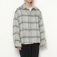 SURI ALPACA SHAGGY CHECK BLOUSON