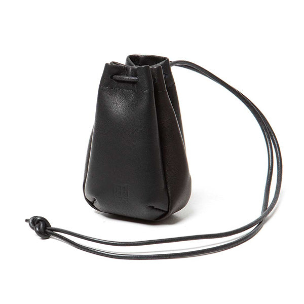 DRAWSTRING POUCH MINI COW LEATHER