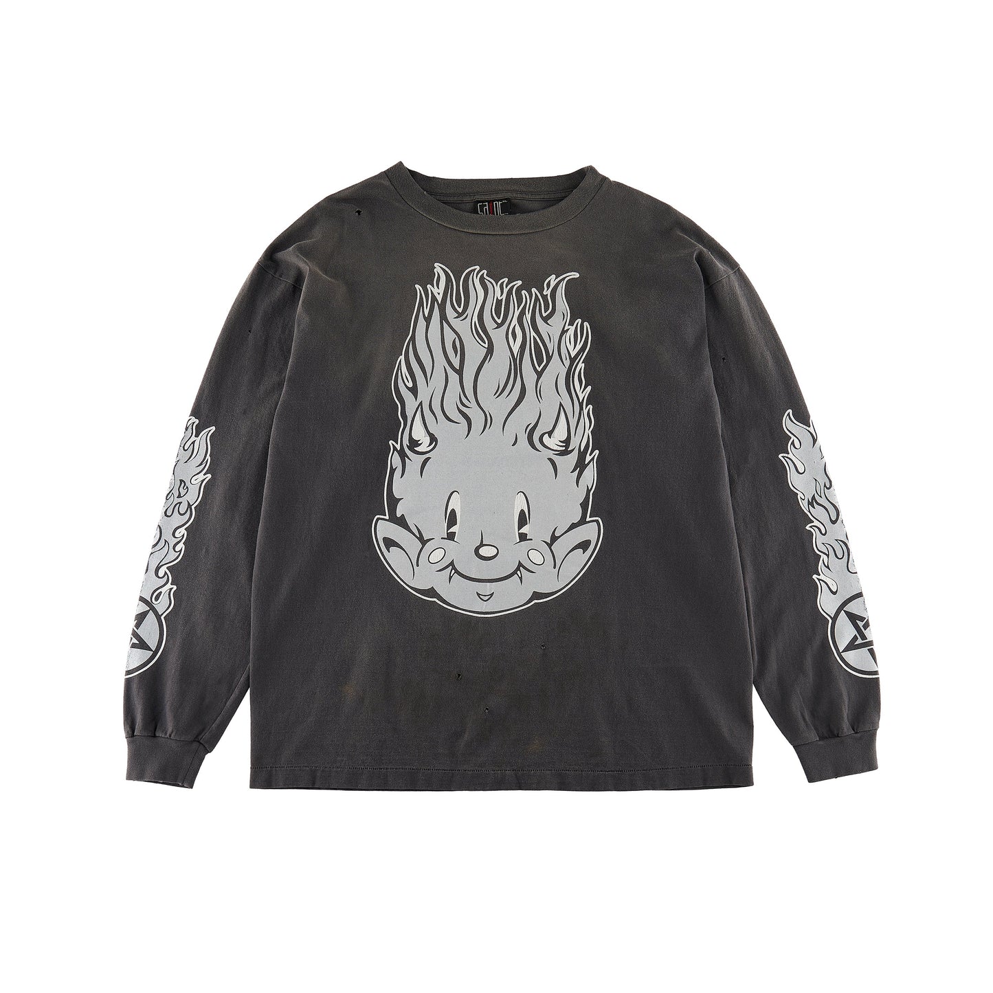 LS TEE / FIRE BABY / BLACK