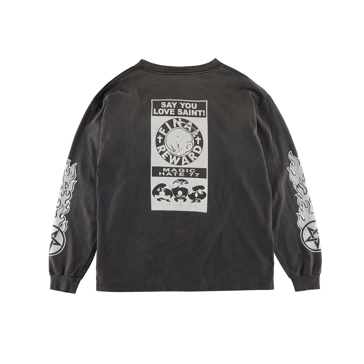 LS TEE / FIRE BABY / BLACK