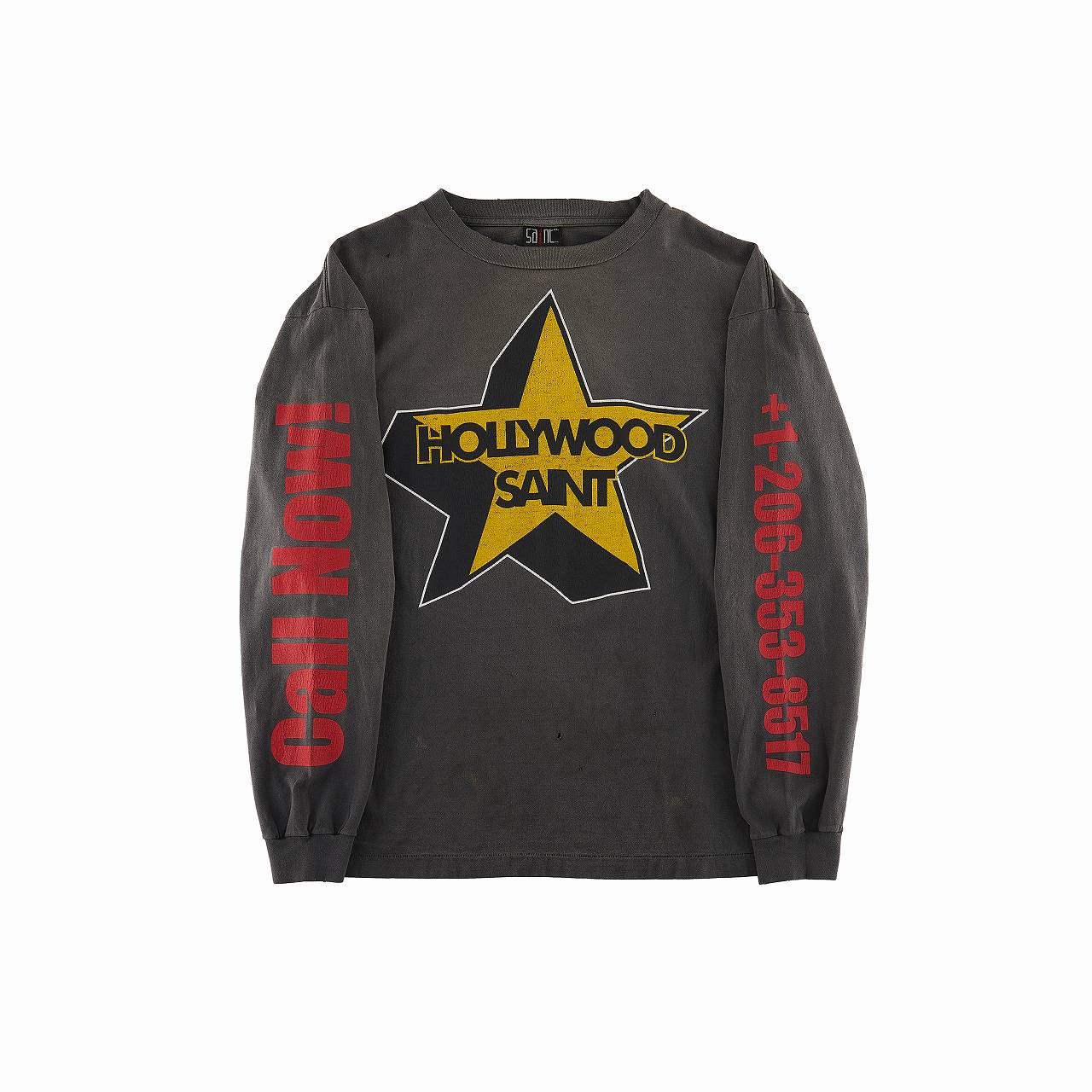 LS TEE/ST HOLLYWOOD/BLACK
