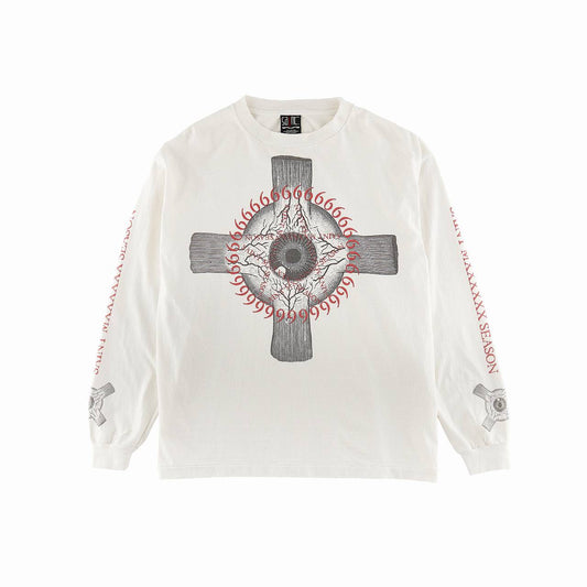 LS TEE/EYEBALL/WHITE