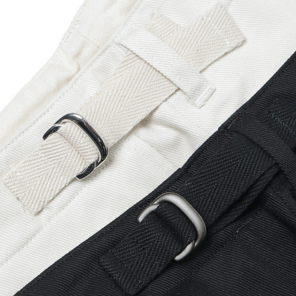 SIDE ADJUST TROUSERS ORGANIC COTTON DRILL