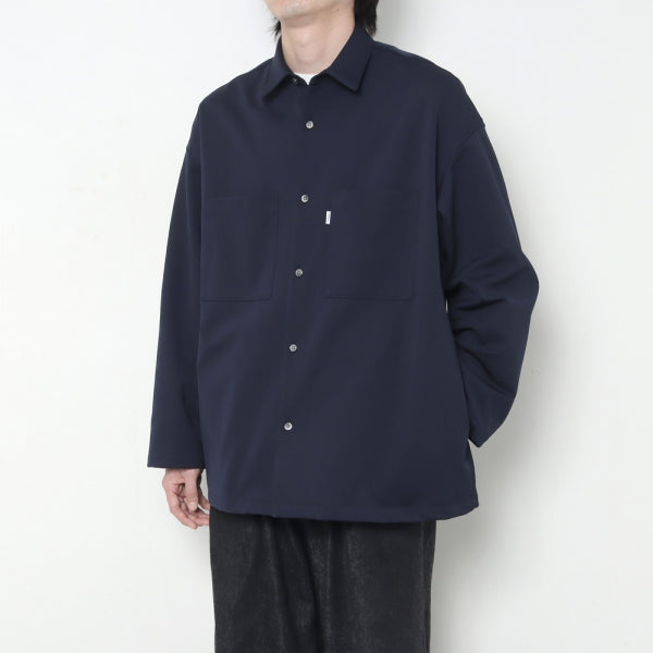 Ripstop Jersey L/S Oversized Box Shirt (GM224-50002) | Graphpaper