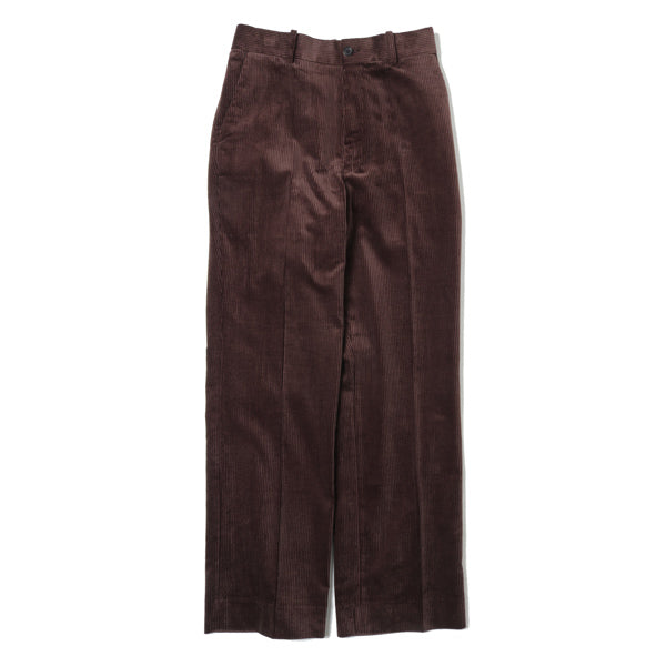 STRAIGHT FIT TROUSERS ORGANIC COTTON CORDUROY