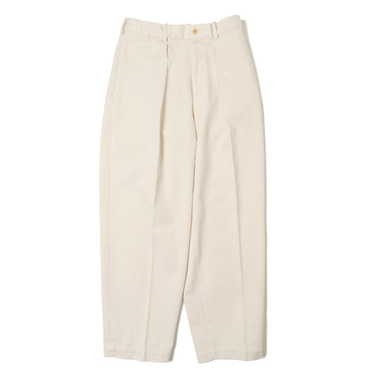 CLASSIC FIT TROUSERS ORGANIC COTTON TWILL