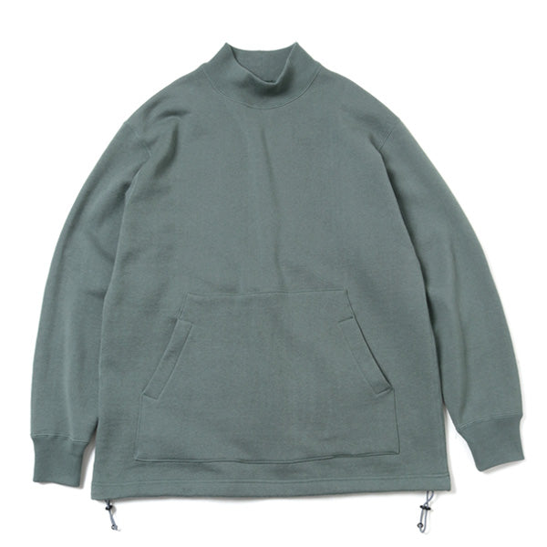 MOCK NECK ORGANIC COTTON FLEECE