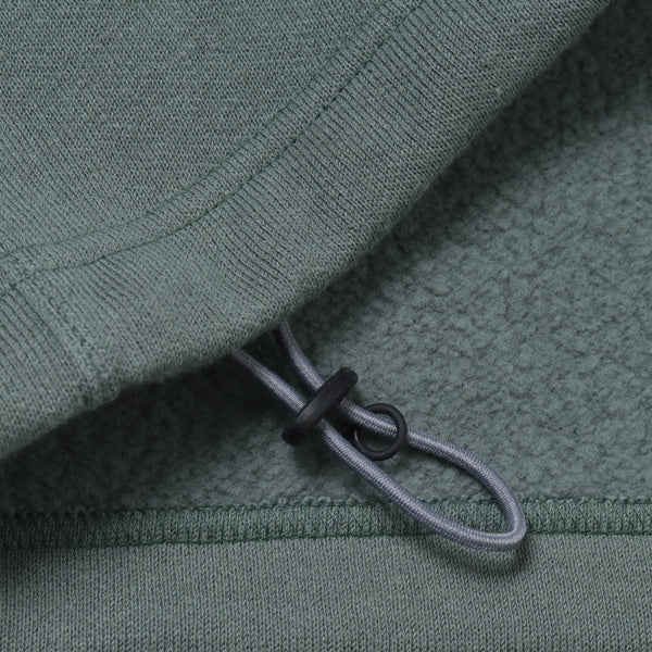 MOCK NECK ORGANIC COTTON FLEECE