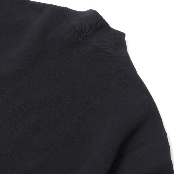 MOCK NECK ORGANIC COTTON FLEECE