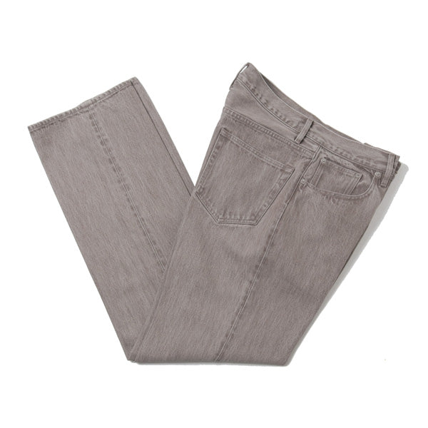 HARD TWIST FADED BROWN DENIM 5P PANTS