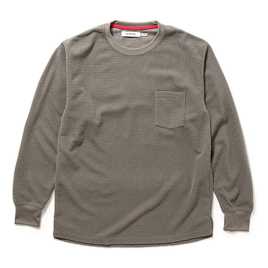 DWELLER L/S TEE WOOL T/C JERSEY