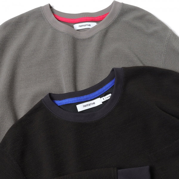 DWELLER L/S TEE WOOL T/C JERSEY