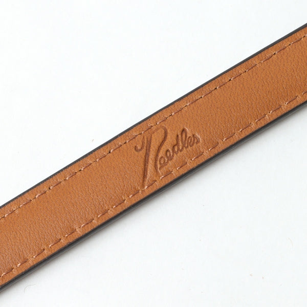 Peace Buckle Narrow Belt - Steer Leather