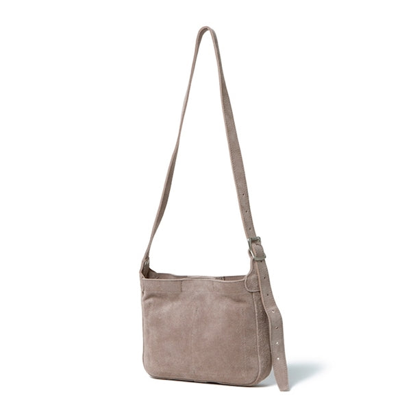 Cow Suede Leather Shoulder Bag S