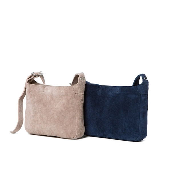 Cow Suede Leather Shoulder Bag S