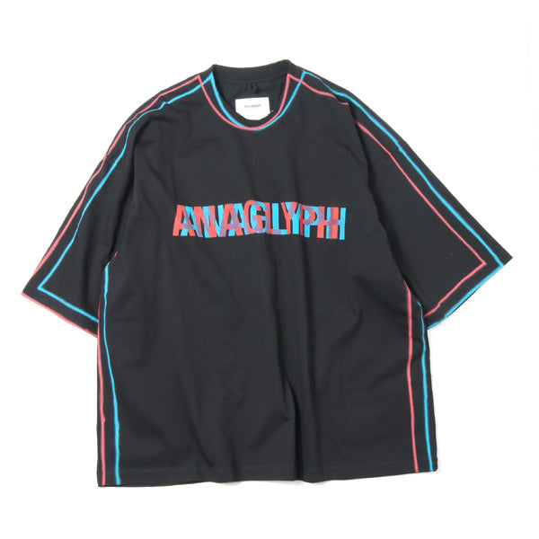 ANAGLYPH HAND-PAINTED T-SHIRT